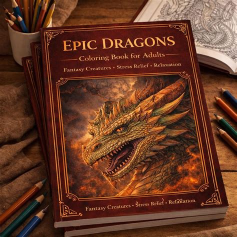 dragon coloring book printable   fantasy dragon coloring pages