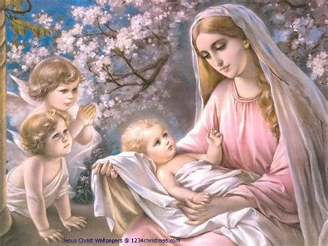 Mother Mary Child Jesus Christmas Wallpapers - Wallpaper Cave