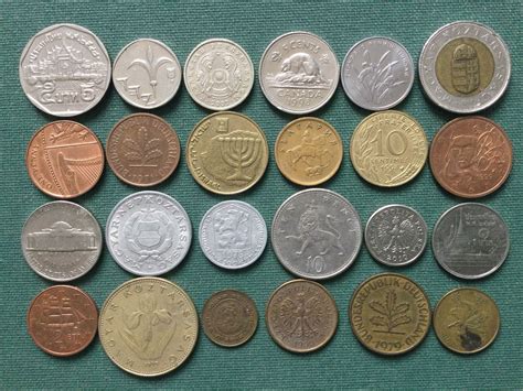 МОНЕТИ КРАЇН СВІТУ. 91шт. 37 країн. Колекція монет світу.: 510 грн ...