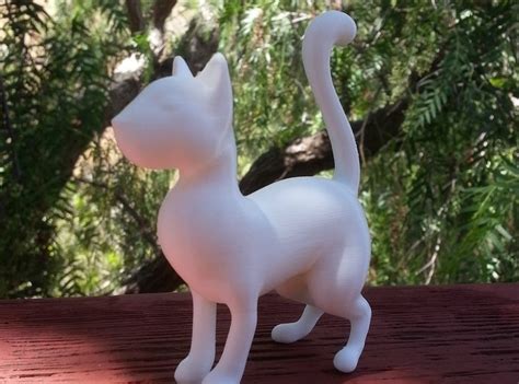 3d модель Фигурка кота для 3d принтера - скачать бесплатно 3д модель в ...