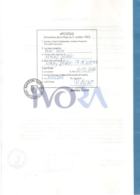 Апостили | Ivora