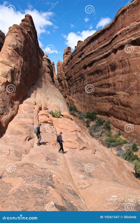 Two hikers stock image. Image of park, national, hikers - 19261347