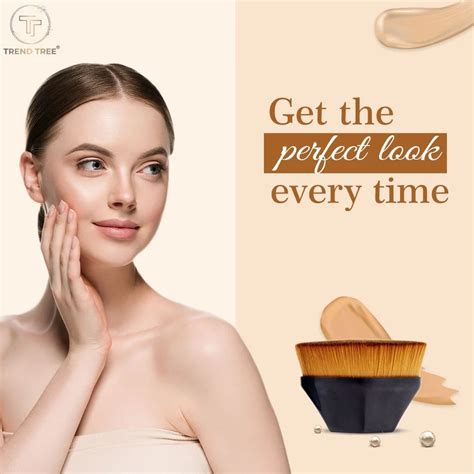 synthetic fiber makeup foundation brush  professional  rs