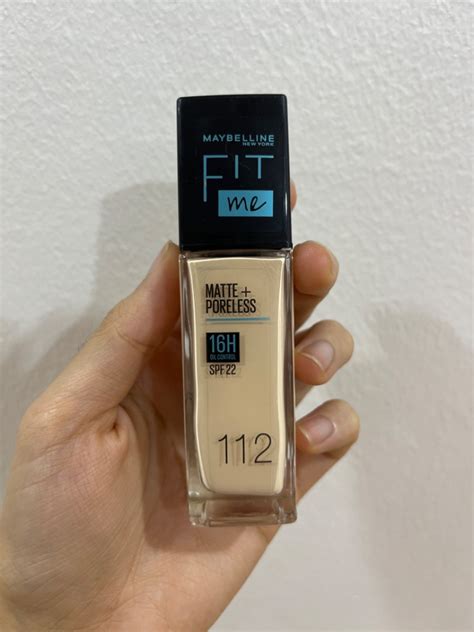 Maybelline Fit Me Foundation 112, Beauty & Personal Care, Face, Makeup ...