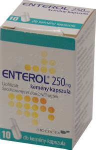 ENTEROL 250 MG KEMÉNY KAPSZULA 10X BUBOR. Adatlap / PirulaPatika online ...
