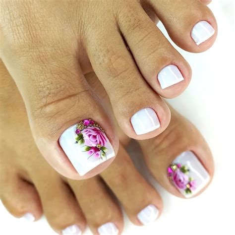 Unhas Decoradas Do Pé 2023