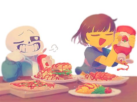 frisk and sans (undertale) drawn by 8osakana_san8 | Danbooru