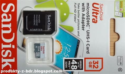 Karta micro sd sandisk ultra 32 gb z biedronki - wpis - Testujemy ...