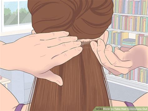 how to take out hair extensions at home