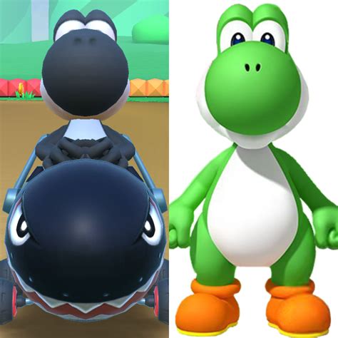 Forward facing Yoshi looks much different in-game than in the infamous