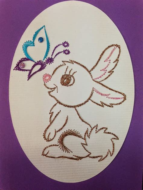 448 best images about Broderie sur Papier on Pinterest | Stitching ...