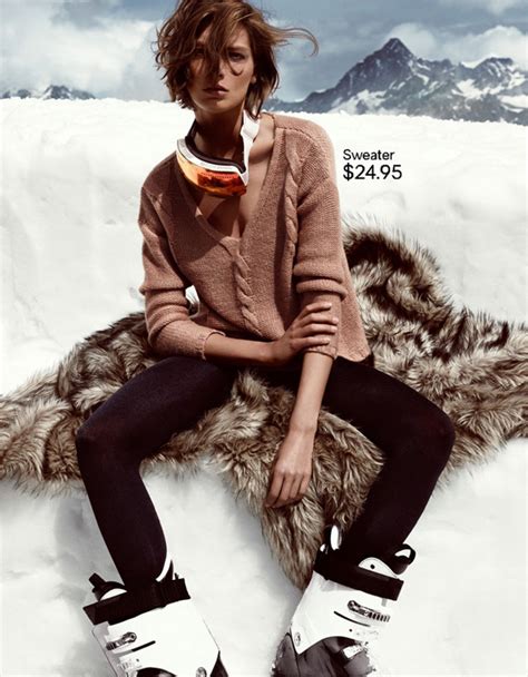 H&M Holiday 2012 Ad Campaign featuring Daria Werbowy - nitrolicious.com