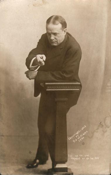 Billy Sunday, Preacher Postcard
