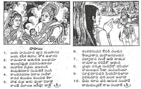 Hanuman Chalisa in Telugu Image - WordZz