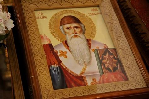 Прибытие святыни: башмачок и мощи свт. Спиридона Тримифунтского ...