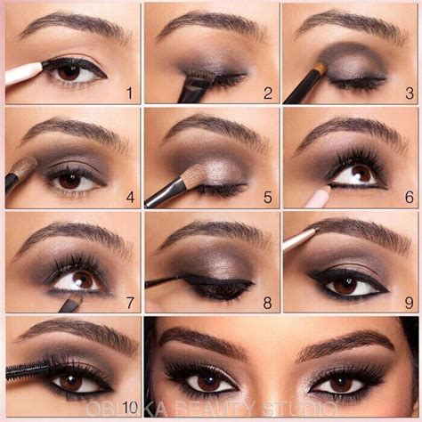 «Smoky eyes» макияж, Смоки айс пошаговая инструкция.