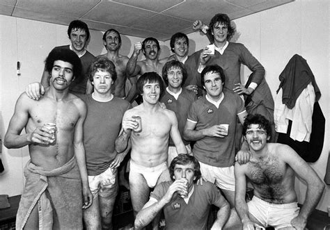 Inside Soccer Changing Rooms Of The 1970s: Bathtime With The Winners