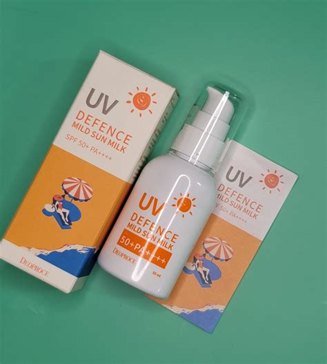 DEOPROCE : 2073B) DEOPROCE UV DEFENCE MILD SUN MILK SPF 50+ PA++++ 55ml