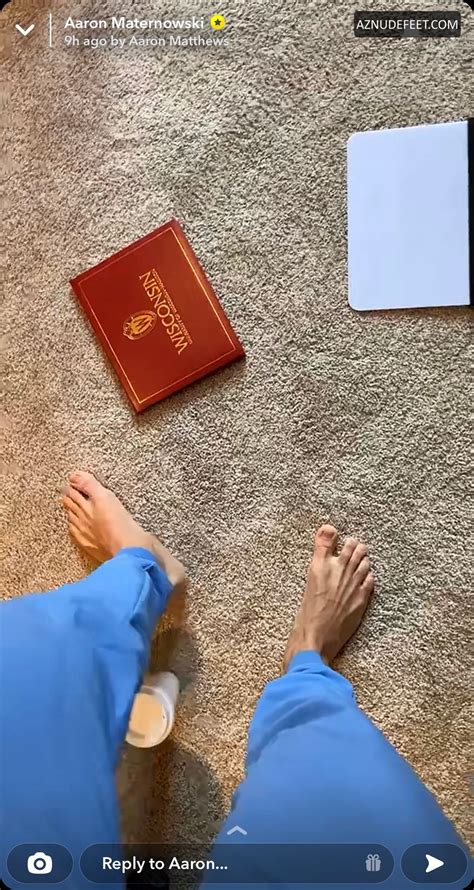 AARON MATERNOWSKI Feet - AZNudeFeet Men