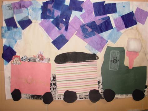 Little Hands Create Big Art: The Little Engine That Could