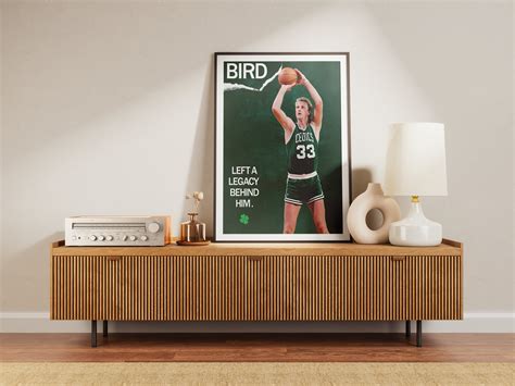 Larry Bird Poster Boston Celtics Basketball Poster Sport Poster ...