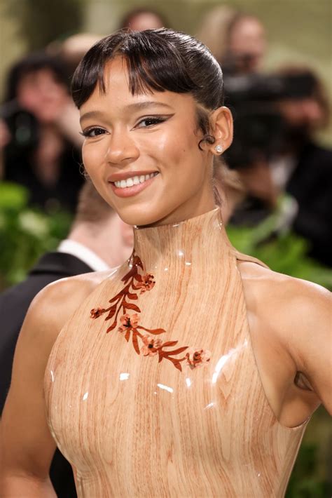 Taylor Russell Stuns at the 2024 Met Gala: A Red Carpet Vision • CelebMafia