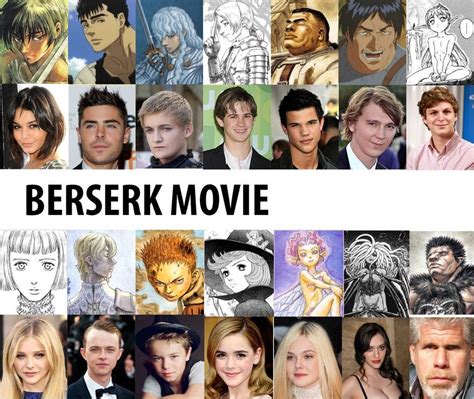 Berserk live-action cast. : Berserk