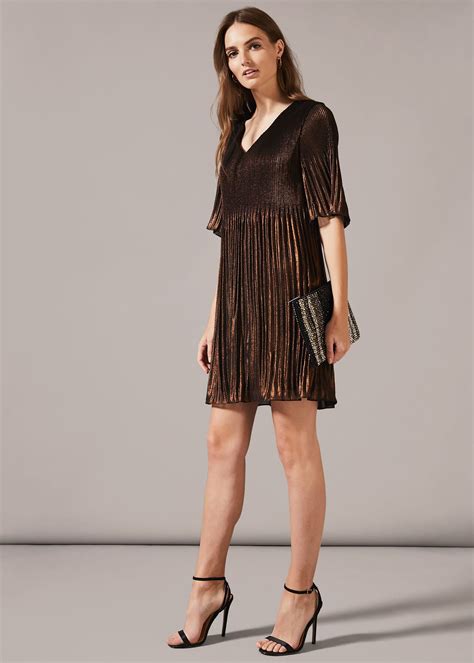 Ella Metallic Dress