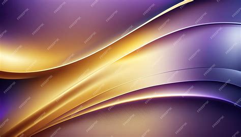 Premium AI Image | Purple and Gold Sharp Gradient Background