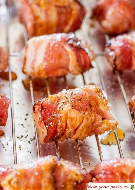 Куриные рулетики с беконом, праздничный фото-рецепт