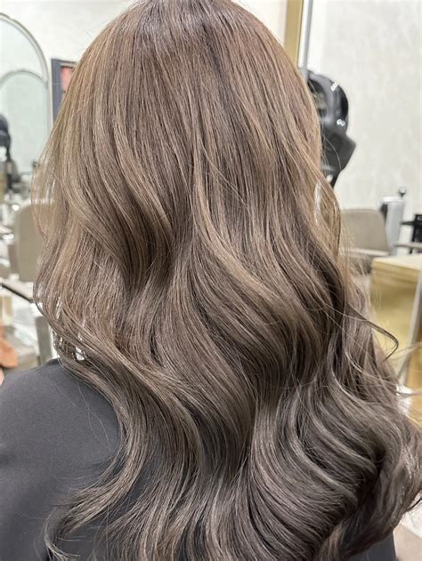 Korean Ash Brown Hair Color