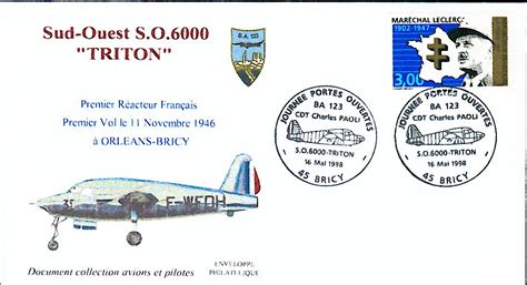 PHILATELIE et AVIATION MILITAIRE: ORLEANS BRICY