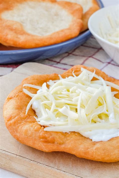 langos hungarian fried bread recipes  europe