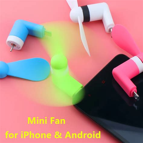 Микро USB вентилятор гибкий мини-вентилятор кулер мобильный телефон ...