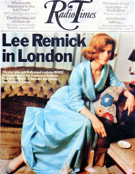 Mike's Movie Projector: Remembering Lee Remick