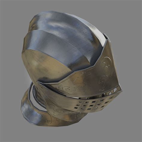 Рыцарский шлем 3D Модель $25 - .fbx .blend .obj - Free3D