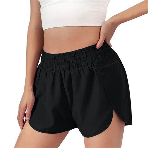 Lroveb Athletic Shorts for Women, Casual Workout Gym Shorts Womens