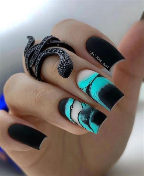 Бирюзовой маникюр | Gel nails, Stylish nails, Nail art