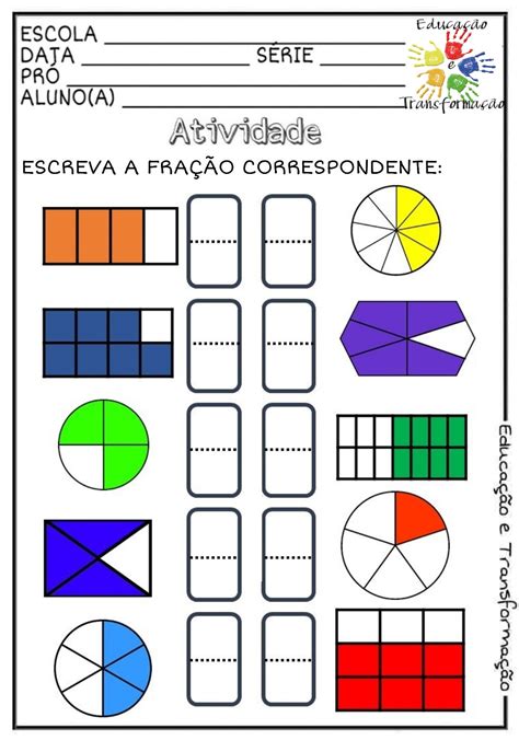 Questões Sobre Fração - Blog Educação e Transformação: 👍 Fração