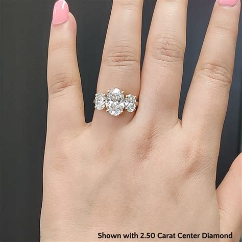 stone oval engagement ring  wedding band