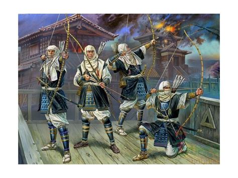 Japanese warrior monks, courtesy of Zvezda | Armia Azji | Pinterest ...