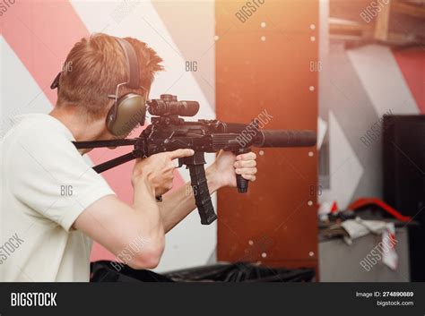 automatic weapons aim image photo  trial bigstock