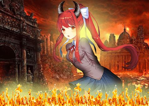 Demonika is best Monika......... : r/DDLC