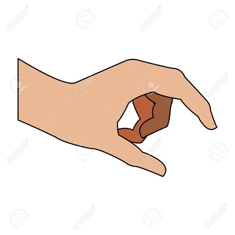 Hand Holding Something Clip Art