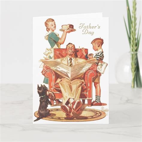 vintage fathers day greeting card zazzlecom