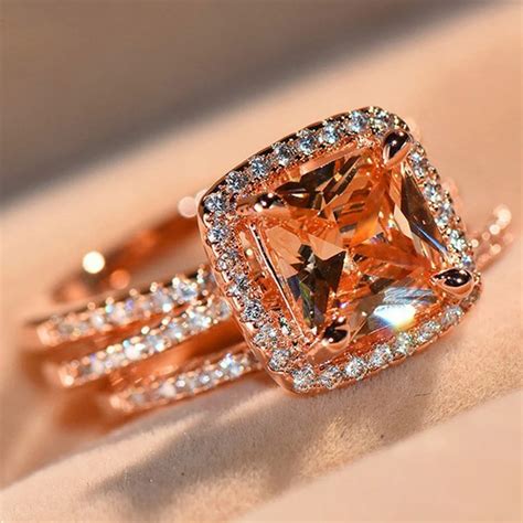 World Map Compass Rose Gold Wedding Rings Beautiful W - vrogue.co