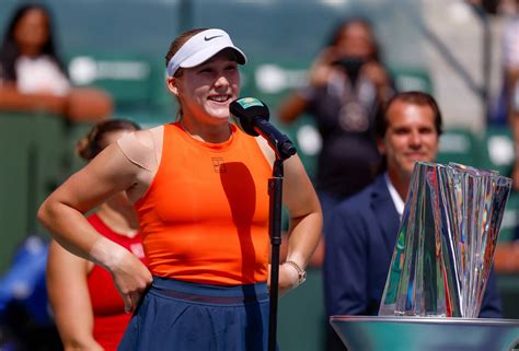 Mirra Andreeva shows off her British accent in Miami Open interview