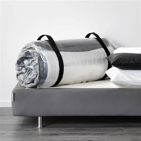 HÖVÅG Pocketresårmadrass, medium fast, mörkgrå, 120x200 cm - IKEA