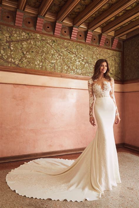 23+ Long Sleeve Lace Fitted Wedding Dress Images - Utorsehatee.blogspot.com