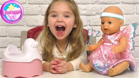 Играем в Беби Борн - купили новое платье ФЕИ | Baby Born ...